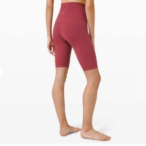 NWT 10 SUPER HIGH RISE CHIANTI ALIGN 10” SHORTS